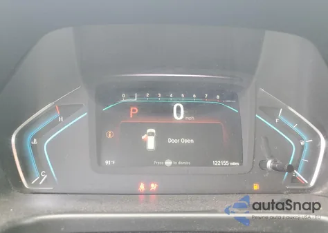 2019 Honda Odyssey Exl z USA, uszkodzony, nr VIN 5FNRL6H72KB014215